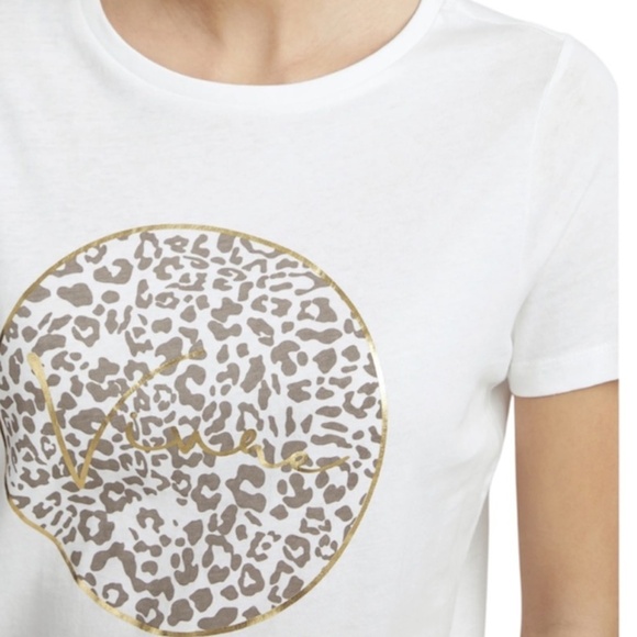 Fransa Denmark 100% cotton Freematee animal print S - Picture 3 of 10